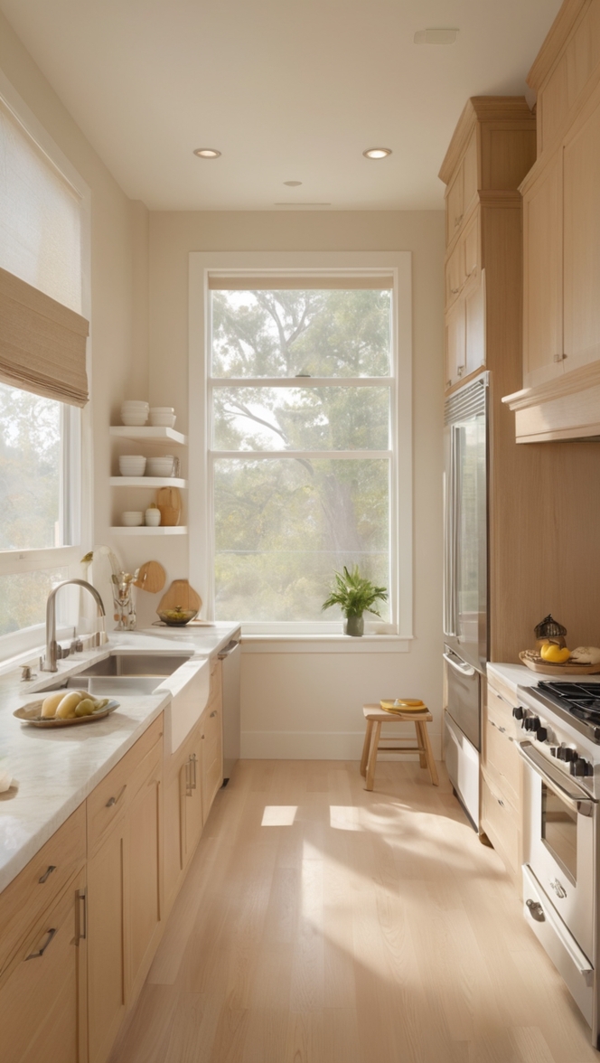 white oak kitchen cabinets, white oak kitchen flooring, white oak kitchen table, white oak kitchen island, white oak kitchen countertops