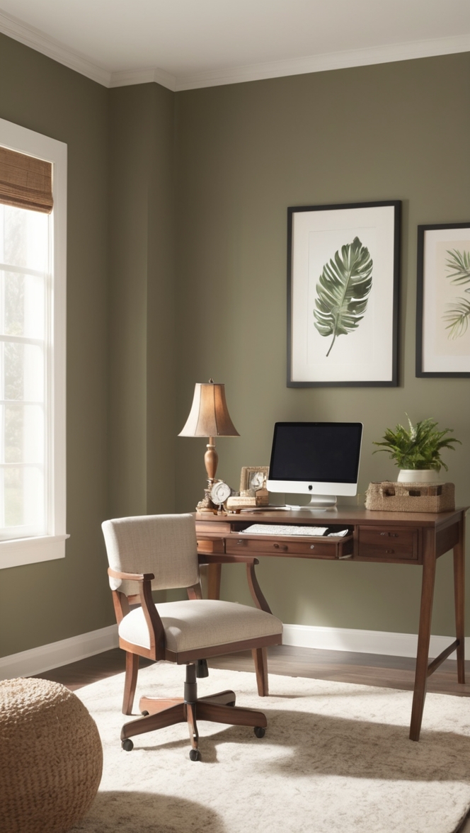 masculine home office decor, stylish home office design, modern home office ideas, professional home office setup, sophisticated home office furniture