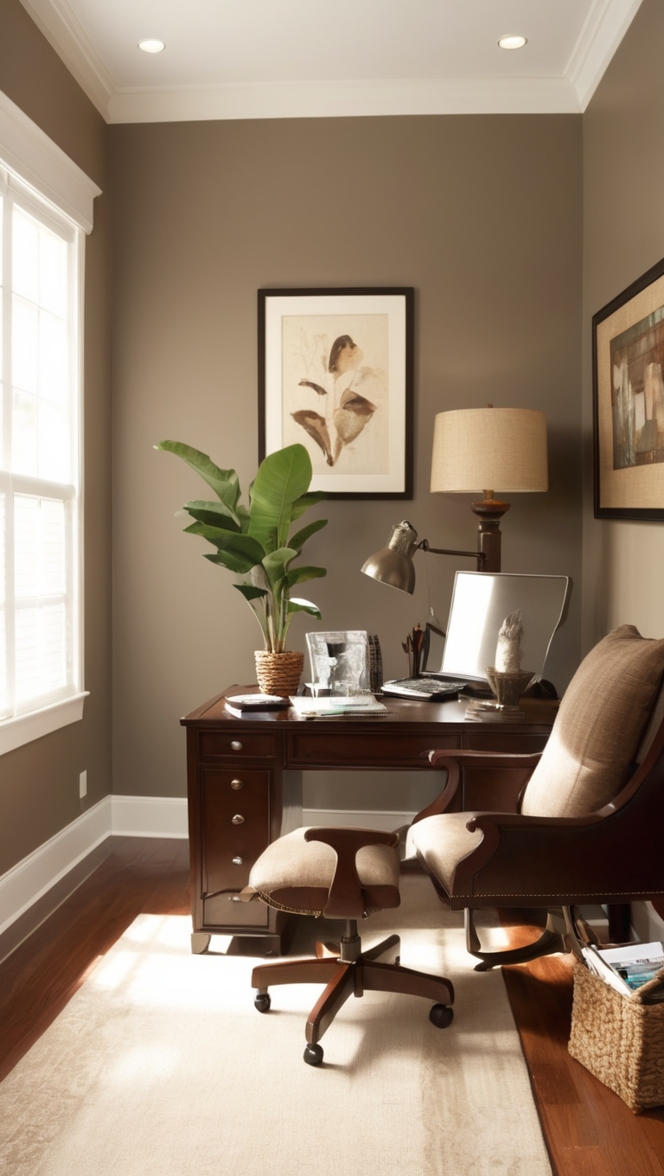 small office decor ideas, stylish home office design, modern desk accessories, contemporary workspace furniture, industrial home office styling