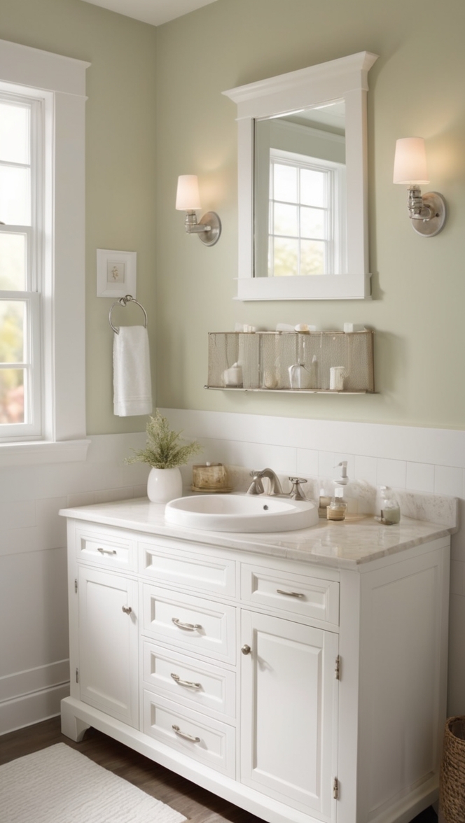 white bathroom vanity, modern white vanity, white double sink vanity, contemporary white vanity, white wood bathroom vanity