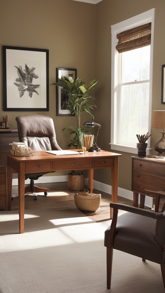 masculine office decor, office furniture design, executive home office, modern office desk, masculine office accessories