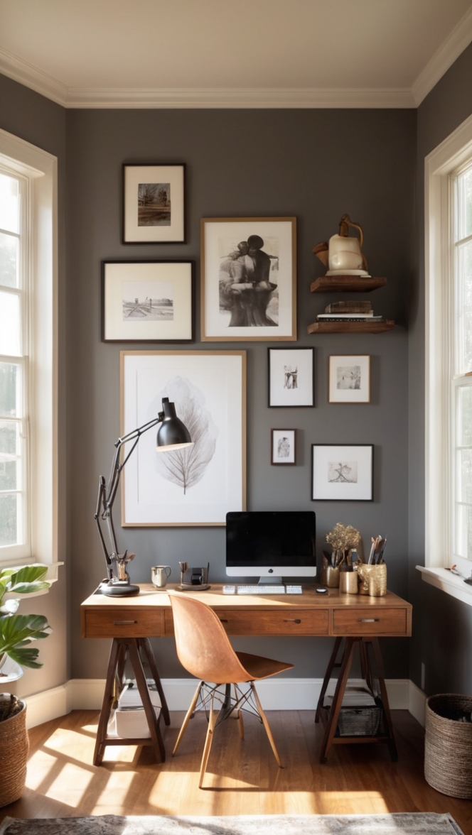 masculine office decor, office furniture design, executive home office, modern office desk, masculine office accessories