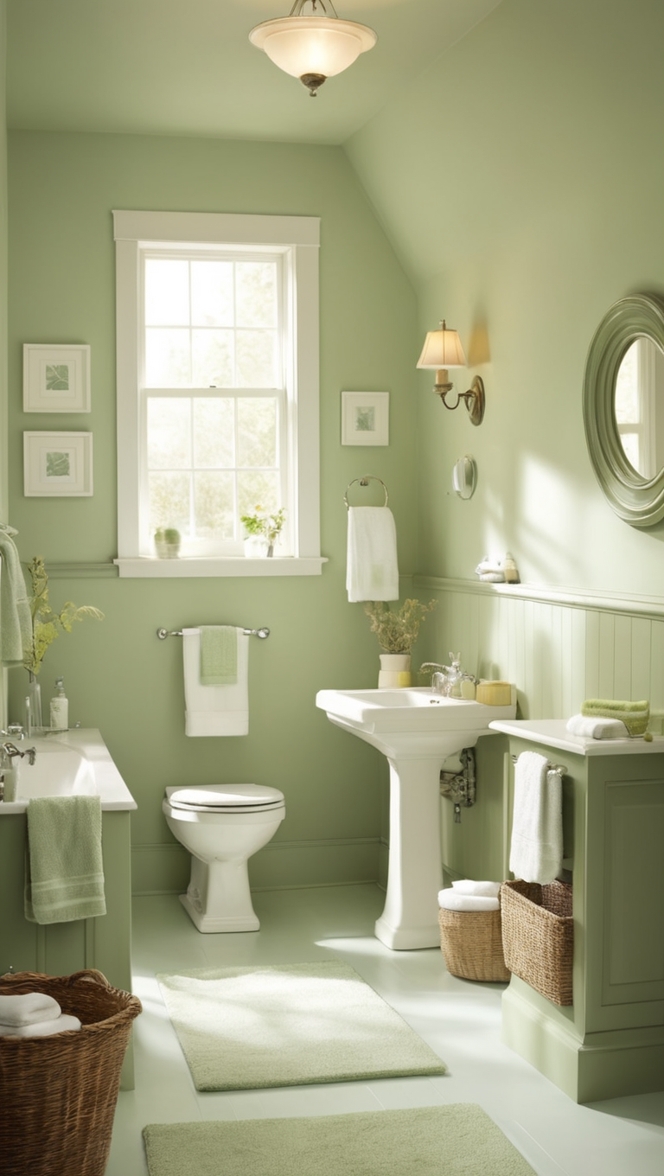 sage bathroom paint, best sage green paint, sage green bathroom, sage green paint colors, sage green paint palette