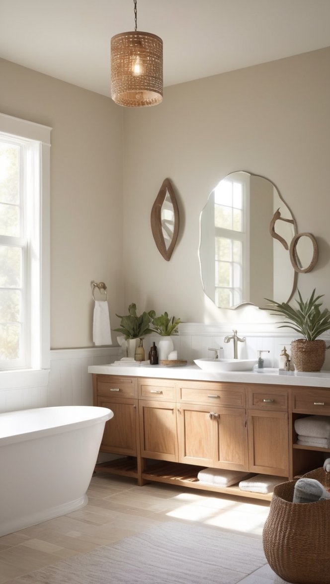 white wood bathroom vanity, wood bathroom flooring options, clean white bathroom design, modern white wood bathroom, rustic wood bathroom shelves