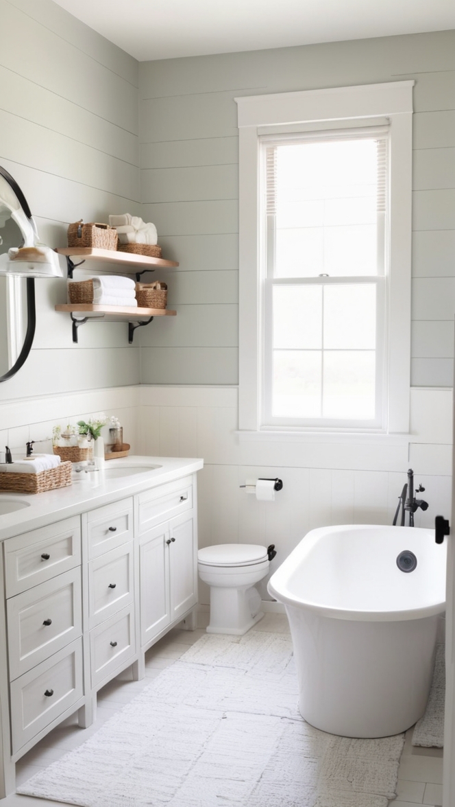 white shiplap paneling, shiplap wall ideas, bathroom shiplap designs, shiplap wall decor, shiplap bathroom remodel