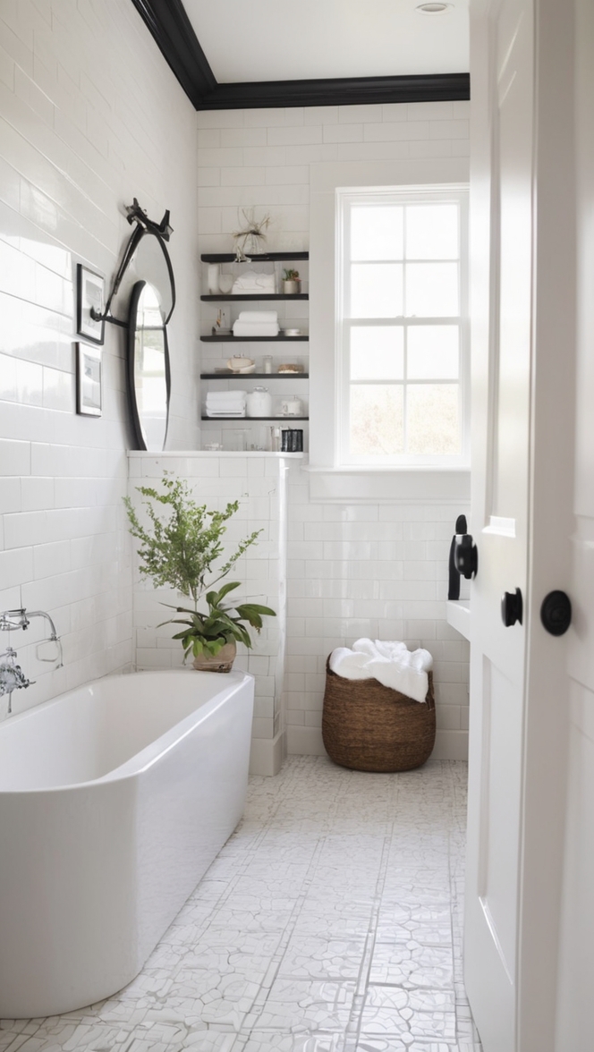 white tile black grout bathroom, white tile with black grout, best white tile black grout, white tile black grout ideas, white tile black grout design