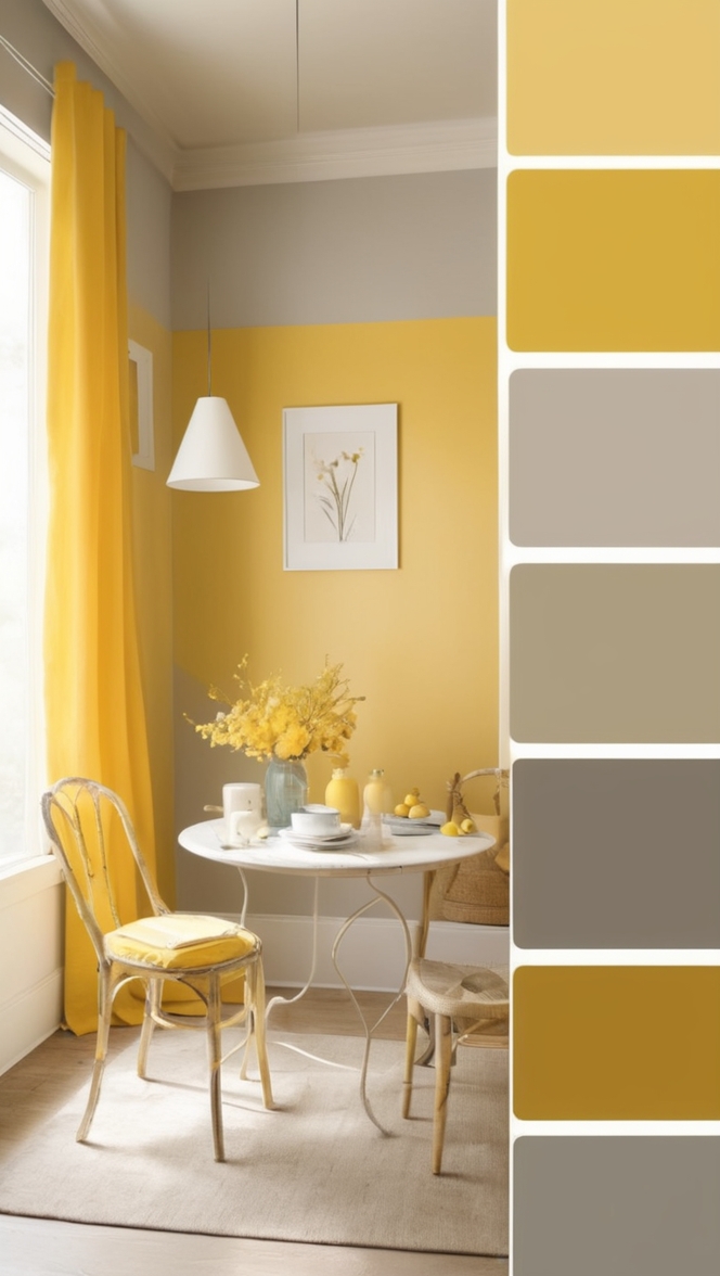 color palette for yellow, yellow color scheme, yellow color combinations, bright yellow palette, yellow tones palette