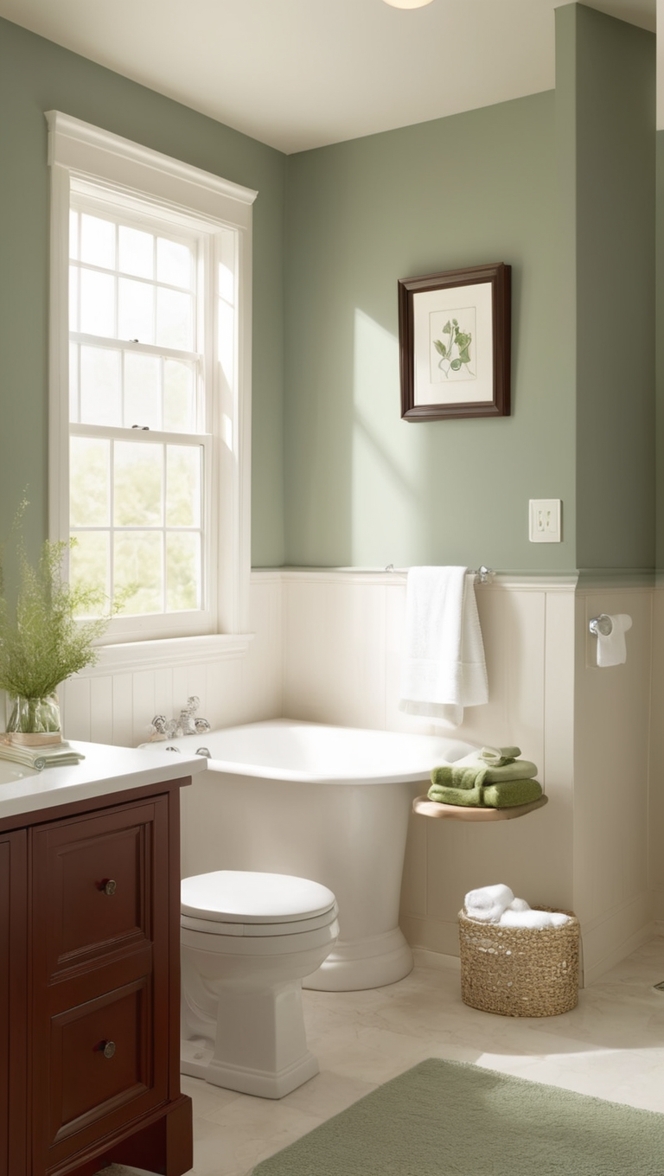 dark green bathroom decor, sage green bath towels, emerald green bathroom accessories, forest green shower curtain, hunter green bath rug