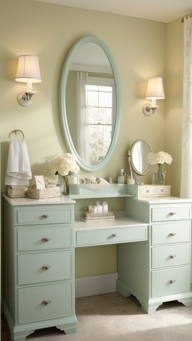 Vanity mirror with lights,, Makeup vanity table,, Dressing room furniture,, Hollywood vanity mirror,, Luxury vanity unit