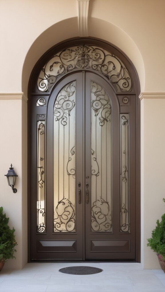 What are the benefits of an iron safety door design entrance ...
