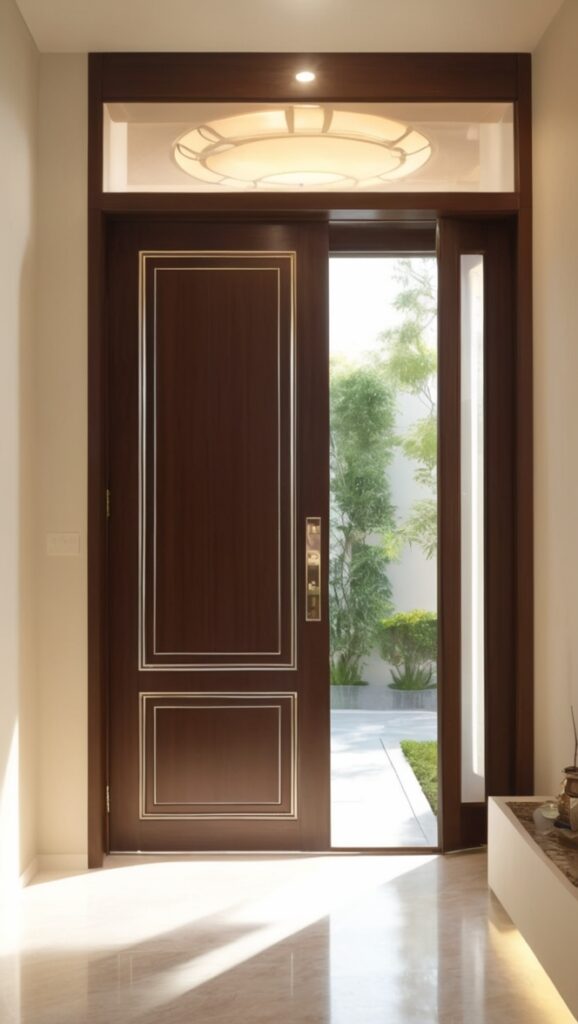 Benefits of a main door design entrance with safety door ...