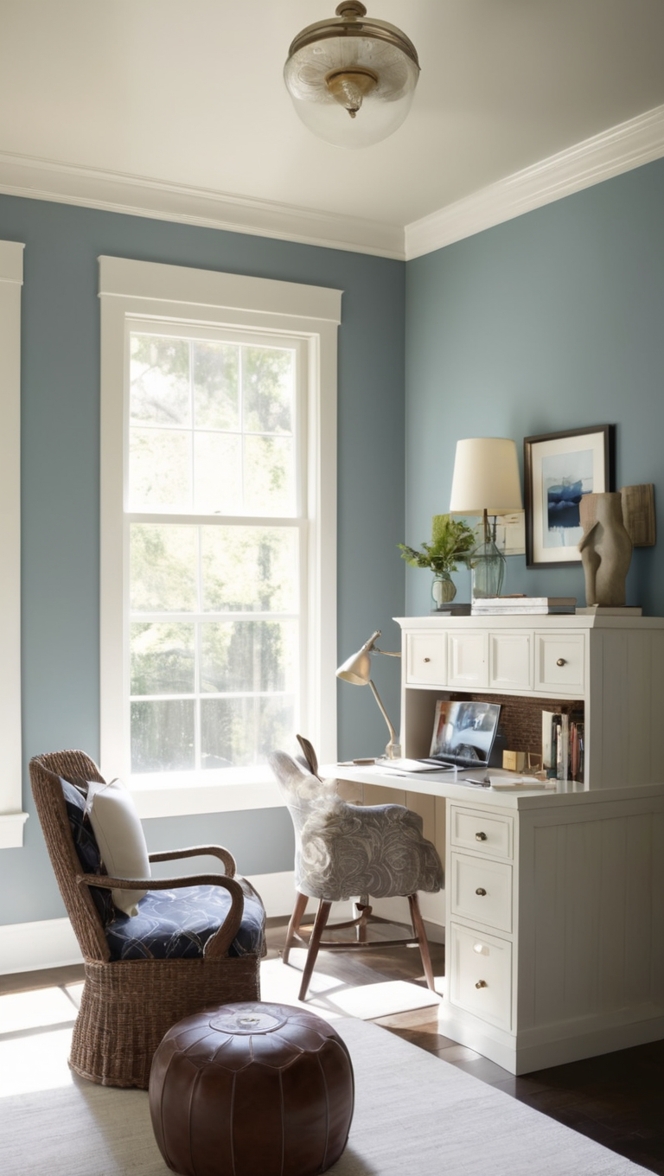 home office design, masculine decor, guest room ideas, industrial style, modern workspace