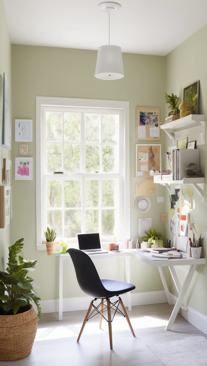 home office decor, small office design, workspace ideas, office organization, compact office design