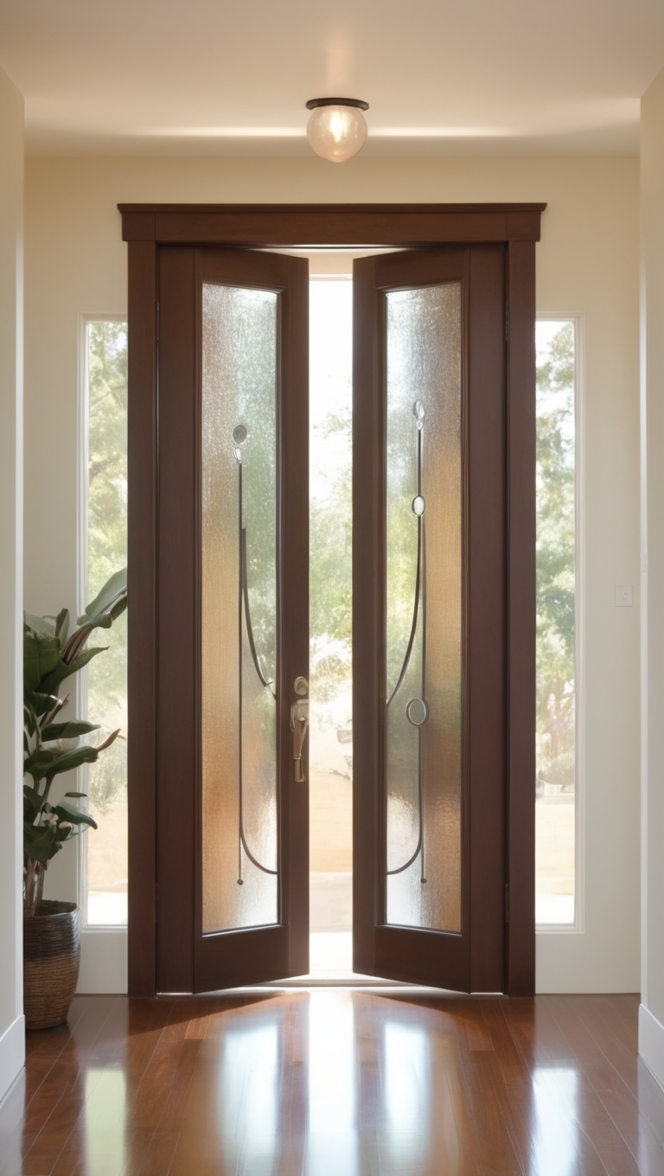 modern front door, contemporary front entry door, double door design, luxury front entrance, stylish exterior door