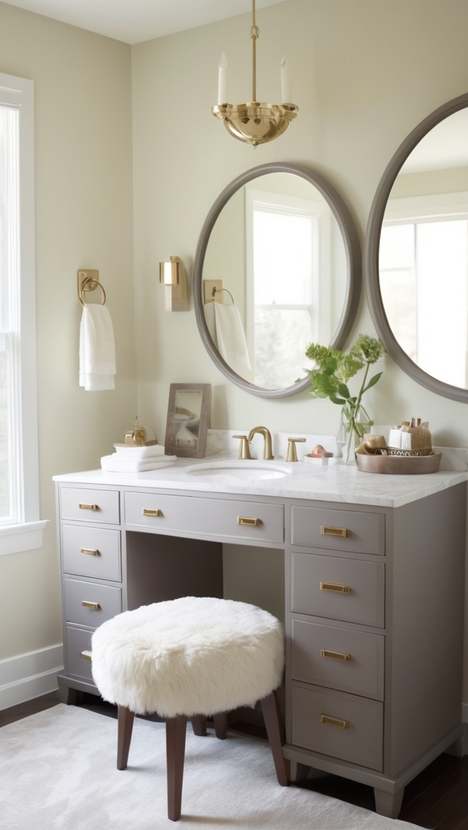 modern vanity table, bedroom vanity furniture, contemporary makeup vanity, stylish vanity desk, elegant vanity mirror