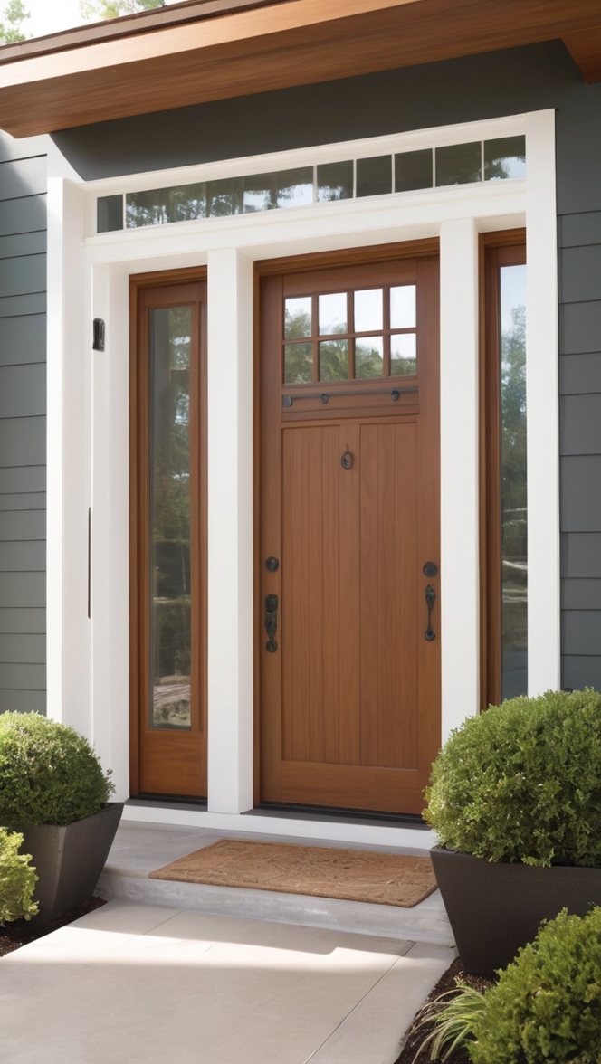 modern wood entry door, modern wooden front door, contemporary wood front door, modern exterior wood door, custom wood front door