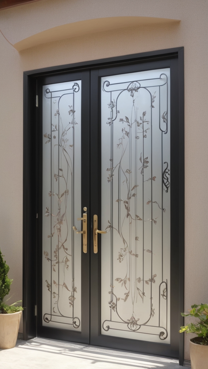 metal security door, entrance gate design, home safety entrance, steel door protection, front door security