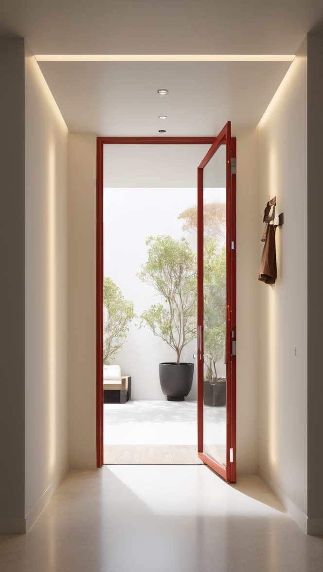 safety door design, entrance design, modern entrance, home safety entrance, contemporary door design