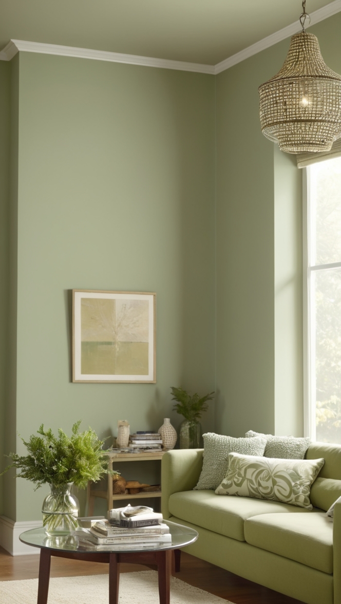 sage green paint, sage green couch, sage green curtains, sage green rug, sage green furniture