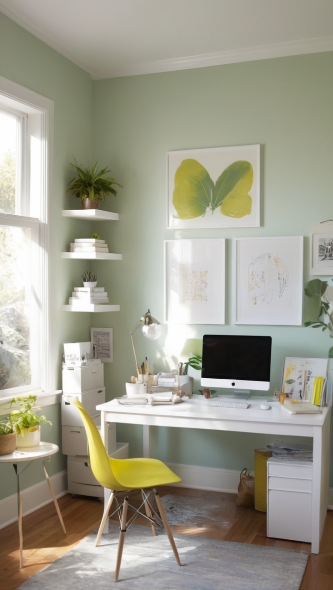 home office furniture, small office design, work from home ideas, comfortable desk chair, office organization ideas