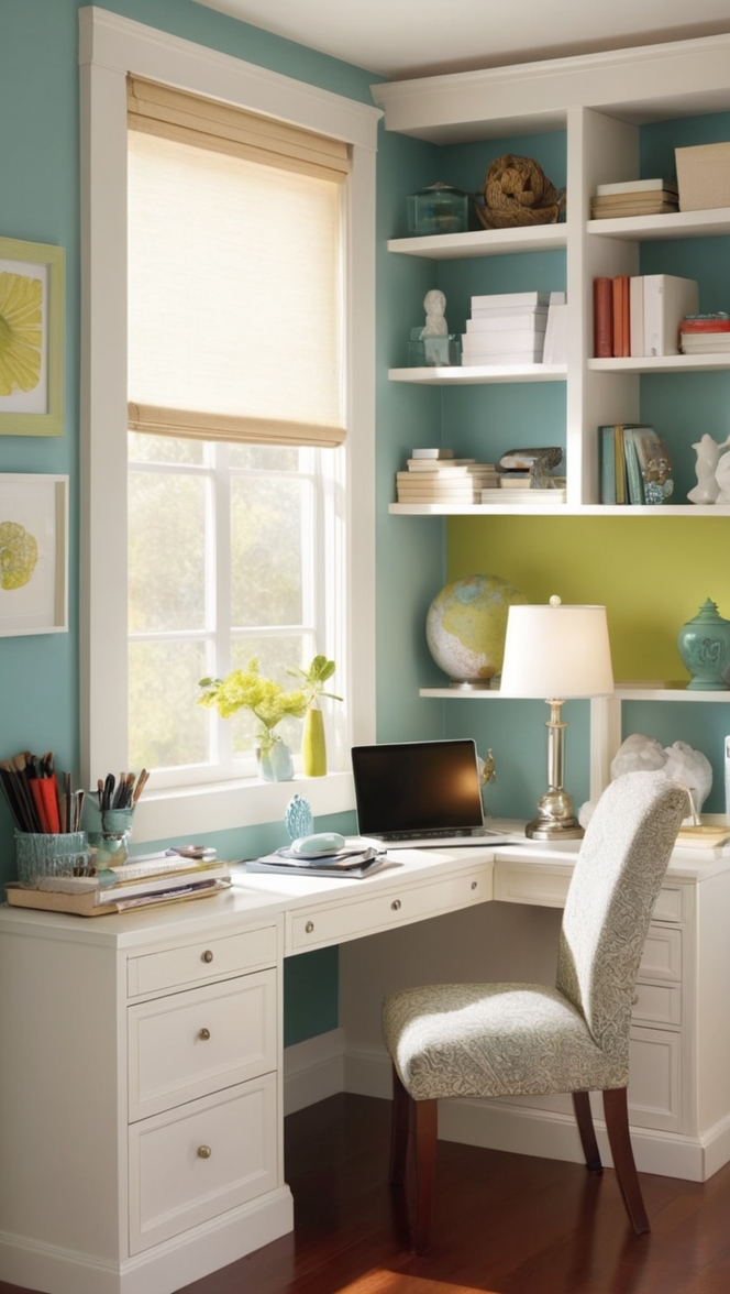 home office organization, best home office storage, home office shelves, small space office storage, compact home office solutions