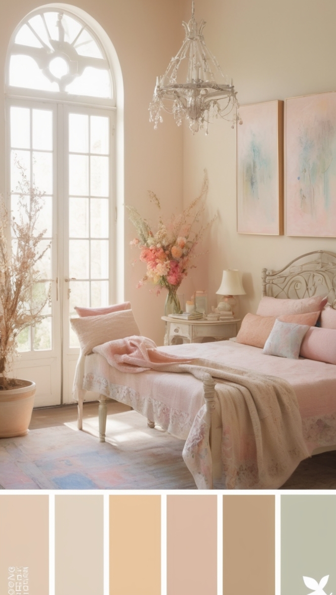 neutral color palette, pastel color palette, muted color palette, light color palette, soothing color palette