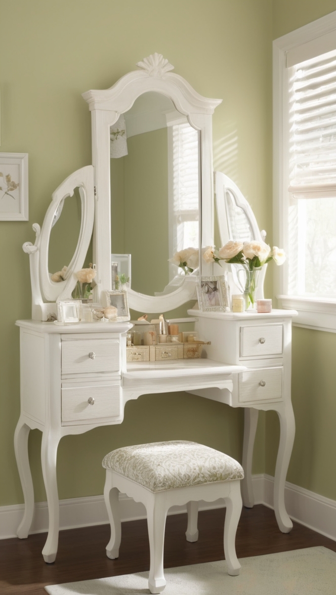 makeup vanity table, vanity table with lights, small vanity table, antique vanity table, modern vanity table