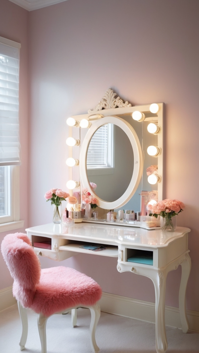 makeup vanity table, vanity table with lights, small vanity table, antique vanity table, modern vanity table