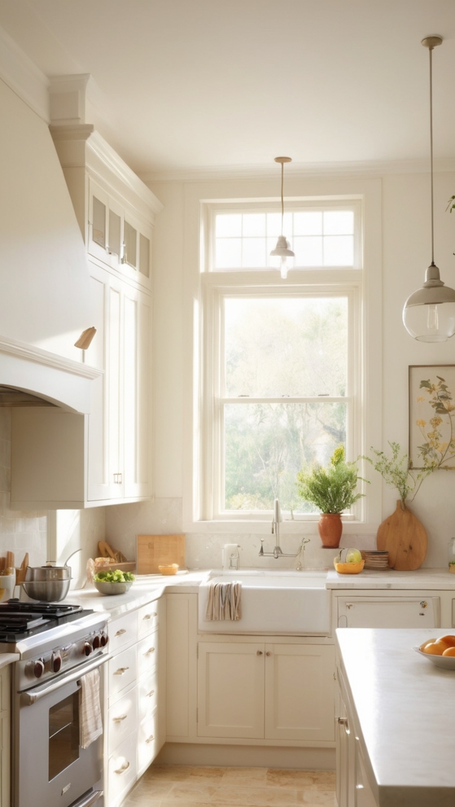 carrara marble countertops, best kitchen appliances, under cabinet lighting, subway tile backsplash, farmhouse sink
