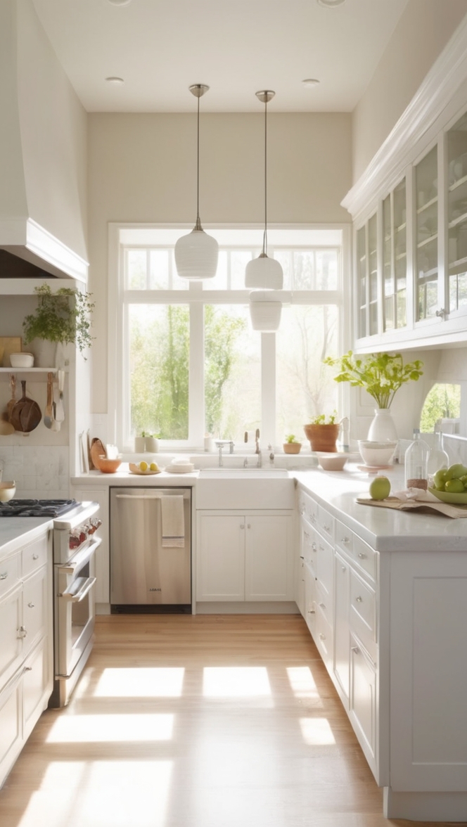 white kitchen cabinets, farmhouse kitchen decor, modern kitchen design, kitchen remodel ideas, rustic kitchen decor
