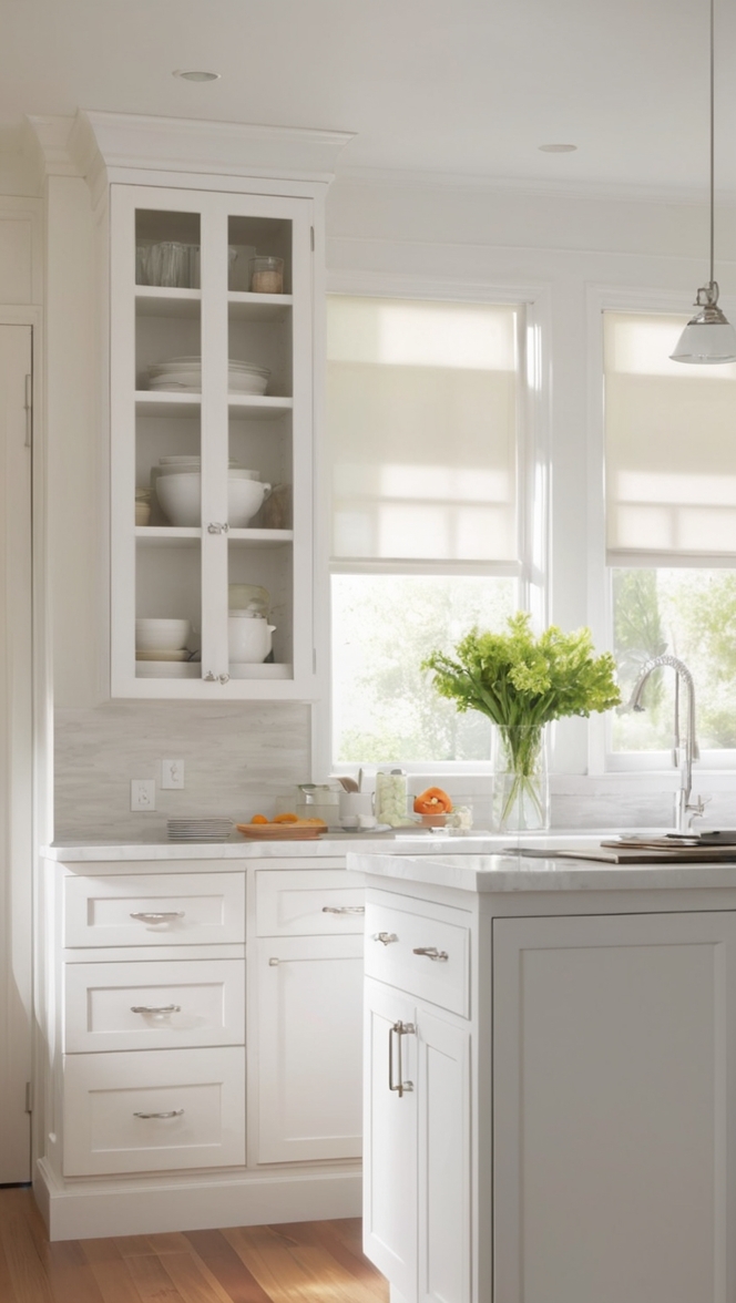 white kitchen cabinets, shaker style kitchen, custom white cabinets, kitchen cabinet design, modern white cabinets